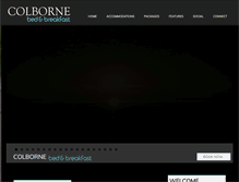 Tablet Screenshot of colbornebandb.com